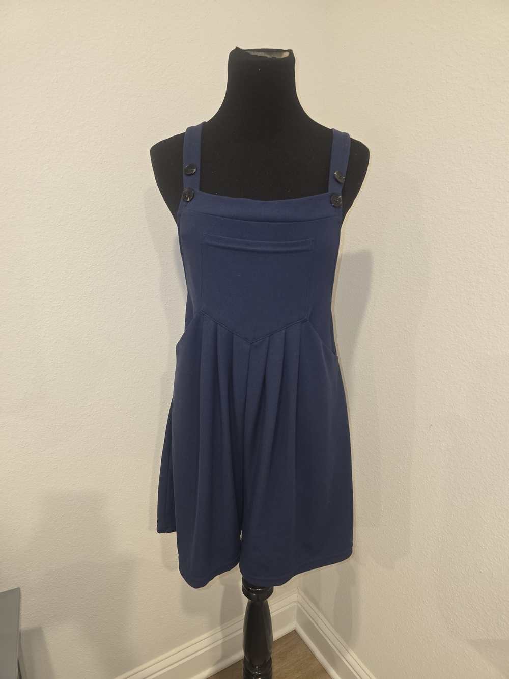 HALARA XS  Navy Blue Short Overall